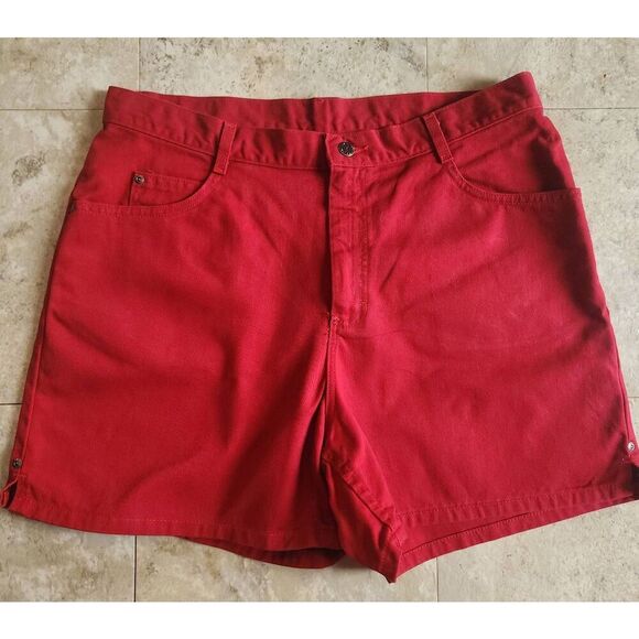 R3  Riders by Lee red Denim shorts, NWT - Picture 1 of 7